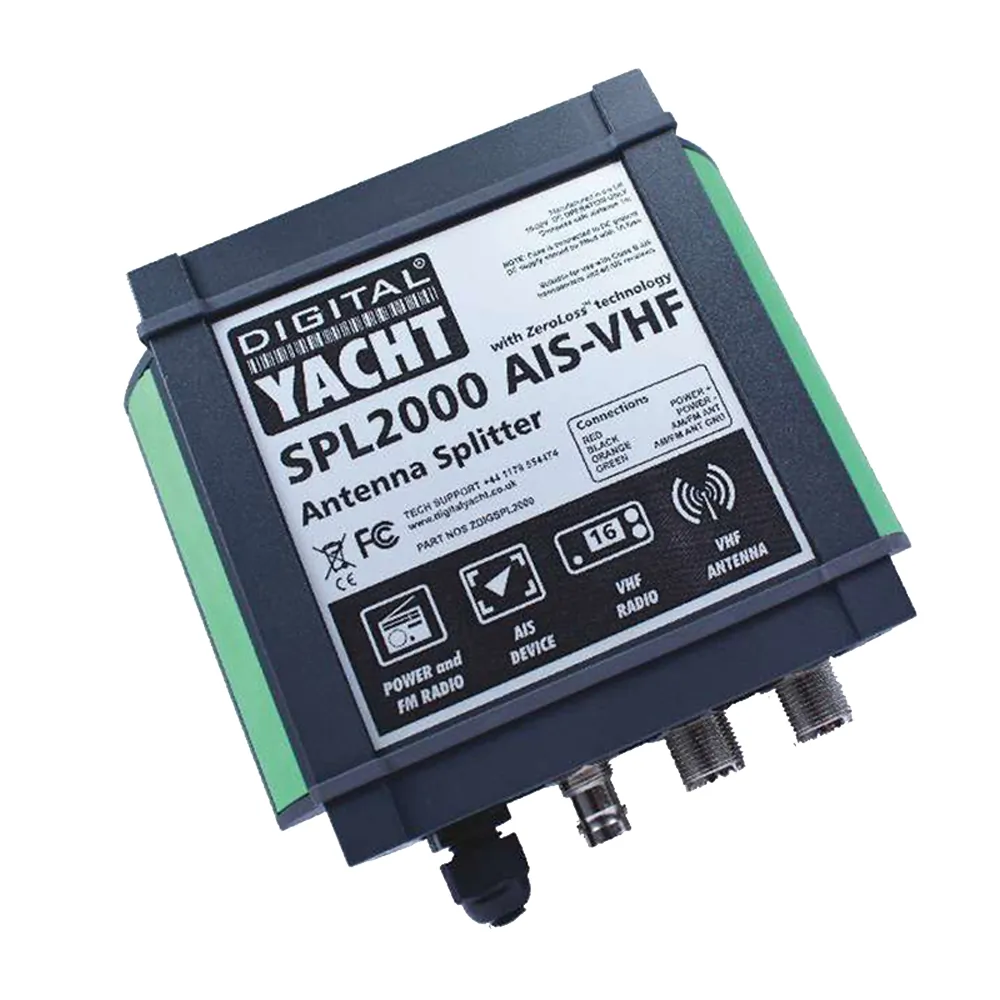 Digital Yacht ZDIGSPL2000 — Digital Yacht SPL2000 VHF/AIS Powered Antenna Splitter