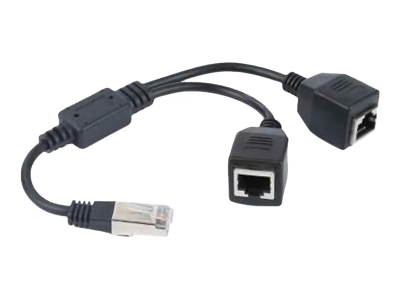 4XEM 4XCAT5ESPLITTER — 6-Inch RJ45 CAT5E Ethernet Splitter - 2 x Female Connector
