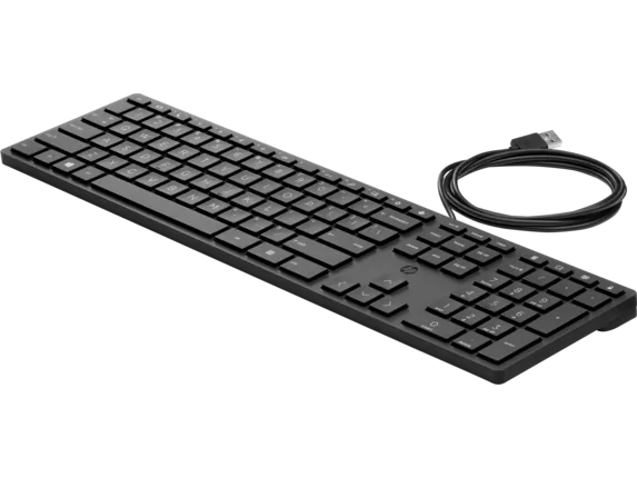 HP 9SR37UT#ABA — HP WIRED DESKTOP 320K KEYBOARD - ENJOY A COMFORTABLE FIT WITH A REDUCED-SIZED KE