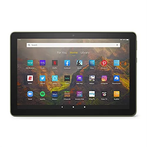 Amazon B08F6L6HVP - Amazon Fire HD 10 Tablet (32GB, Olive Green) - 2023