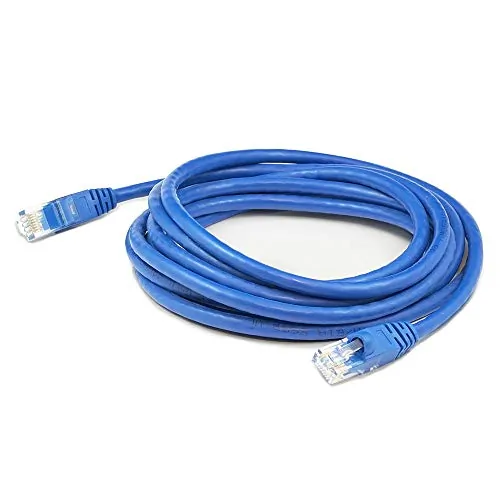 ADDON ADD-20FCAT6-BE — ADDON 20FT BLUE CAT 6 PVC ETHERNET CABLE SNAGLESS BUBBLE BOOT RJ-45 M/M
