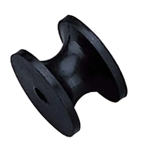 SeaDog 328059-1 — Short Bow Roller for Anchors - Natural Rubber & Brass Insert
