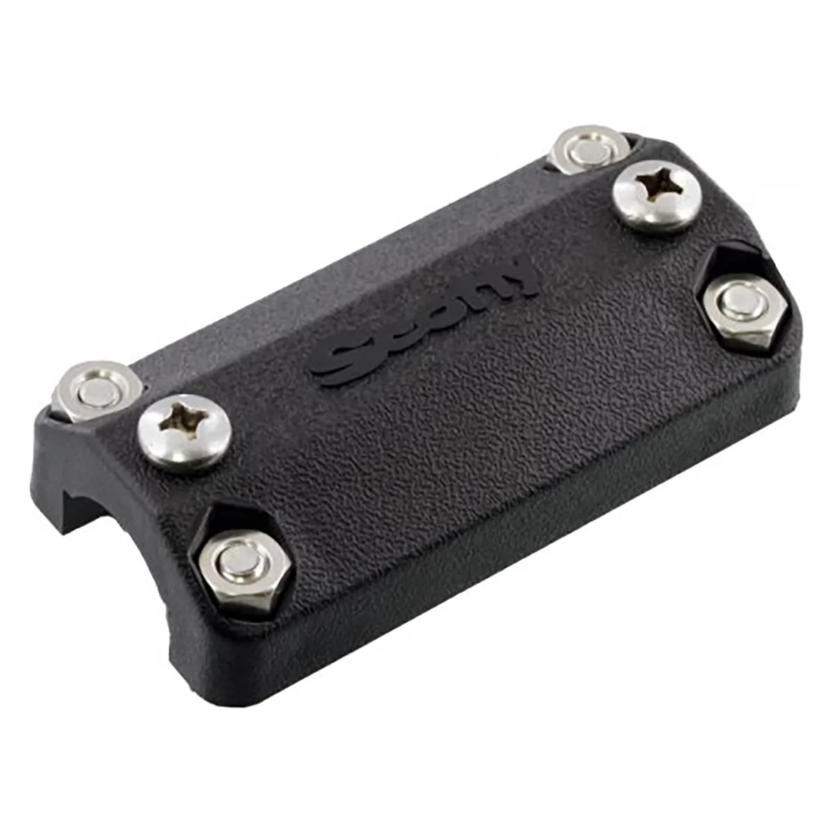 Scotty Fishing 242-BK — Scotty 242 Rail Mounting Adapter 7/8"-1" - Black
