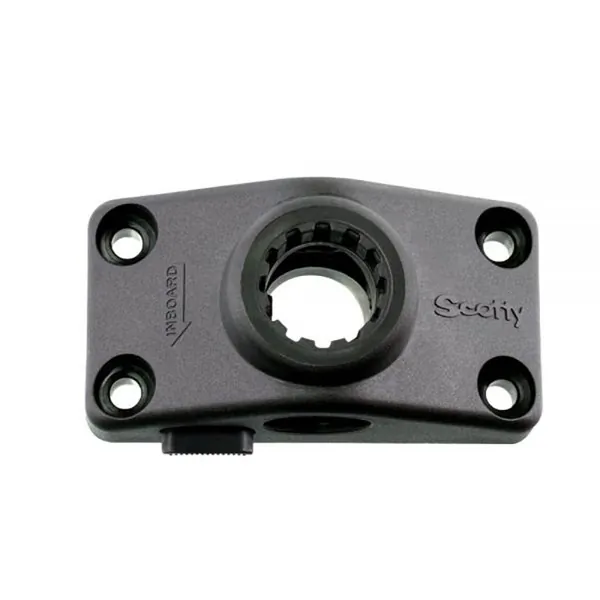 Scotty Fishing CW34340 — Scotty 241 Locking Combination Side or Deck Mount - Black