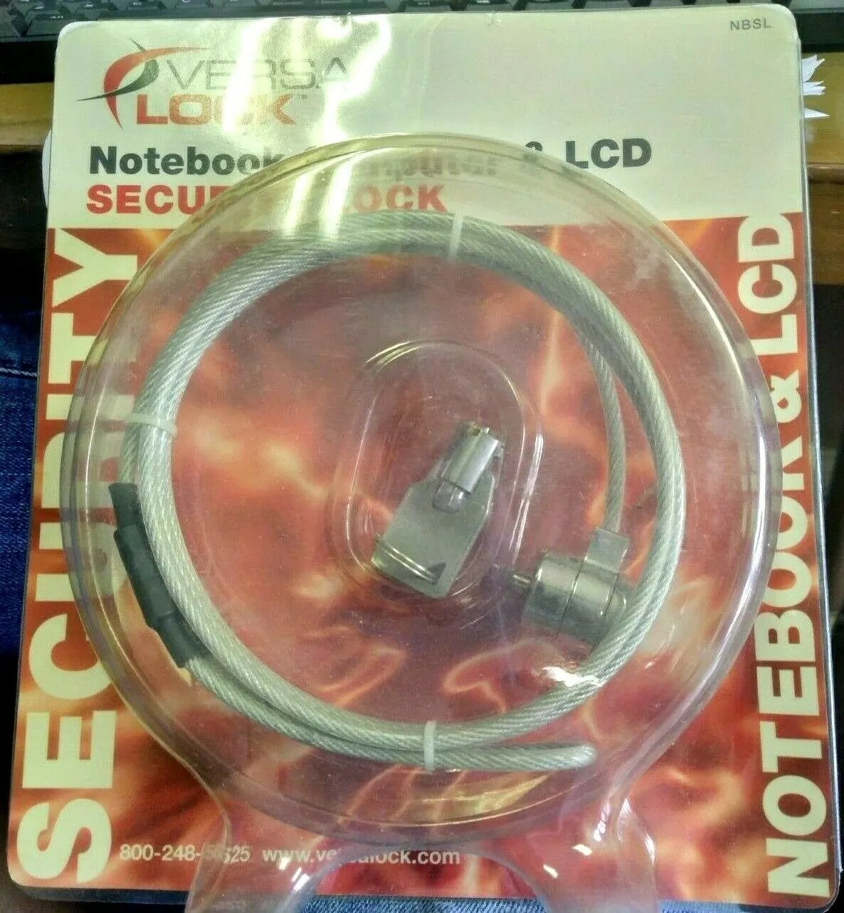 VersaLock versa-lock - Laptop Security Lock with Cable Chain and Keys