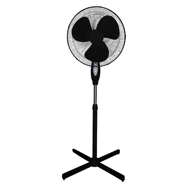 OPTIMUS F-1650BK — Optimus 16 in. Oscillating Stand Fan in Black