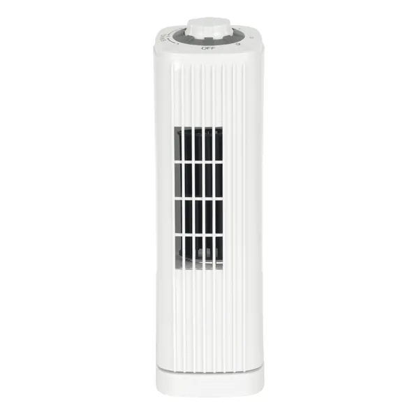 OPTIMUS F-7348WH — Optimus F-7348WH 14 Inch Portable Ultra-Slim Desktop Tower Fan in White