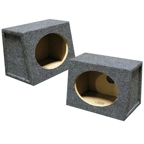 Qpower QTW6X9 - QPOWER 6x9 Inch Angled Speaker Enclosure Box - Pair