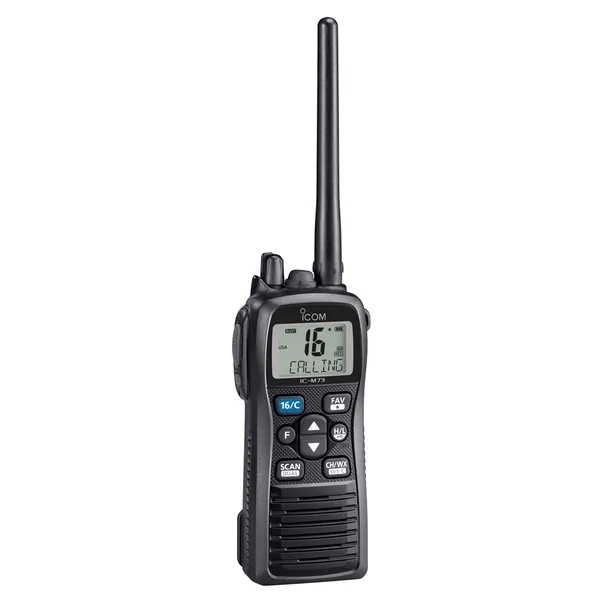 Icom M73 Plus 71 USA — Icom M73 PLUS VHF Marine Radio - Active Noise Cancelling