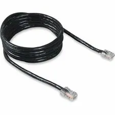 Belkin A3L781-25-BLK — PATCH CABLE - UNSHIELDED TWISTED PAIR (UTP) - MALE LEFT GENDER - MALE RIGHT GEND