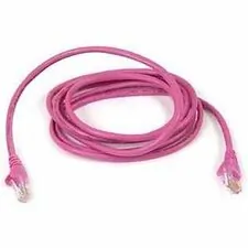 Belkin A3L980-06-PNK-S — PATCH CABLE - UNSHIELDED TWISTED PAIR (UTP) - MALE LEFT GENDER - MALE RIGHT GEND