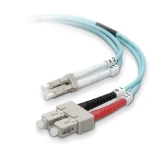 Belkin F2F402L7-03M-G — PATCH CABLE - FIBER OPTIC - MALE LEFT GENDER - MALE RIGHT GENDER - LC RIGHT CONN