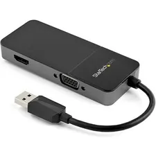 STARTECH USB32HDVGA — USB-A 3.0 (5GBPS) TO HDMI AND VGA DUAL MONITOR VIDEO DISPLAY ADAPTER / HDMI 4K 3