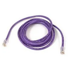 Belkin A3L980-30-PUR-S — PATCH CABLE - UNSHIELDED TWISTED PAIR (UTP) - MALE LEFT GENDER - MALE RIGHT GEND
