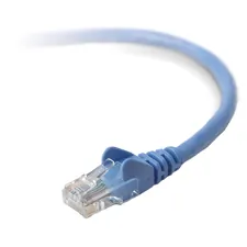 Belkin A3L980-03-BLU — BELKIN PATCH CABLE - UNSHIELDED TWISTED PAIR (UTP) - MALE LEFT GENDER - MALE RIG