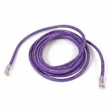 Belkin A3L980-02-PUR-S — PATCH CABLE - UNSHIELDED TWISTED PAIR (UTP) - MALE LEFT GENDER - MALE RIGHT GEND