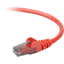 Belkin A3L980-04-RED-S — BELKIN A3L980-04-RED-S CAT6 ETHERNET PATCH CABLE SNAGLESS - UNSHIELDED TWISTED P