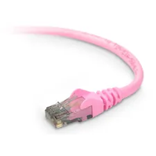 Belkin A3L980-04-PNK-S — PATCH CABLE - RJ-45 - MALE - RJ-45 - MALE - UNSHIELDED TWISTED PAIR (UTP) - 4 FE