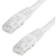 STARTECH C6PATCH8WH — 8FT WHITE CAT6 ETHERNET CABLE DELIVERS MULTI GIGABIT 1/2.5/5GBPS & 10GBPS UP TO