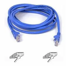 Belkin A3L791-01-BLU-S — PATCH CABLE - UNSHIELDED TWISTED PAIR (UTP) - MALE LEFT GENDER - MALE RIGHT GEND