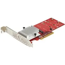 STARTECH PEX8M2E2 — DUAL M.2 PCIE SSD ADAPTER TO INSTALL 2 PCI EXPRESS M-KEY SSD (NVME/AHCI) IN COMP