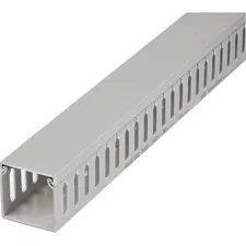 STARTECH CBMWD5050 — Cable Management Raceway with Cover 2"(50mm)W x 2"(50mm)H, 6.5ft(2m) length, 3/8"(8mm) Slots, Wall Wire Duct, UL Listed - Cable management raceway to organize network/power cords - Solid Single channel wire hider/concealer kit - Surface/Wall mount wiring duct system - Product (LxWxH) 6.5ft x 2" x 2" - Max 80 Cables - 186F (86C) VST - Sturdy warp-proof PVC UL 94V-0