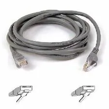 Belkin A3L791-25-M — BELKIN PATCH CABLE - UNSHIELDED TWISTED PAIR (UTP) - MALE LEFT GENDER - MALE RIG