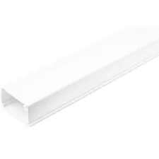 STARTECH CBMOWD4527 — Cable Management Raceway w/Adhesive Tape/Cover 1-3/4"(45mm)W x 1-1/8"(27mm)H x 6ft(1.8m)length, Network Cord Hider, UL Listed - Cable management raceway to organize network/power cords and protect them w/ closed design - Product (LxWxH): 6ft x 1.1" x 1.8" - Sturdy warp-proof self extinguishing PVC - M1 Rating NF fire resistant - 186F Vicat softening point - UL 94V-0 Rating