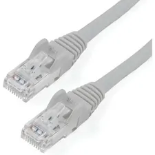 STARTECH N6PATCH4GR — 4FT GRAY CAT6 ETHERNET CABLE DELIVERS MULTI GIGABIT 1/2.5/5GBPS & 10GBPS UP TO 1