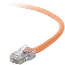 Belkin A3L791-02-ORG — PATCH CABLE - UNSHIELDED TWISTED PAIR (UTP) - MALE LEFT GENDER - MALE RIGHT GEND