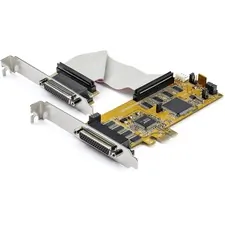 STARTECH PEX8S1050LP — 8-PORT PCI EXPRESS RS232 SERIAL ADAPTER CARD 16C1050 UART 15KV ESD; LOW PROFILE
