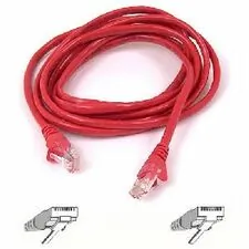 Belkin A3X126-06-RED — CROSSOVER CABLE - RJ-45 (M) - RJ-45 (M) - 6 FT - UTP - ( CAT 5E ) - RED