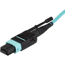 STARTECH MPO12PL5M — 5M (16.4FT) MTP(F)/PC OM3 MULTIMODE FIBER OPTIC CABLE, 12F TYPE-A, OFNP PLENUM,