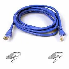 Belkin A3L980-09-BLU-S — PATCH CABLE - UNSHIELDED TWISTED PAIR (UTP) - MALE LEFT GENDER - MALE RIGHT GEND