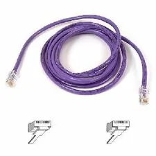 Belkin A3L791-03-PUR-S — PATCH CABLE - UNSHIELDED TWISTED PAIR (UTP) - MALE LEFT GENDER - MALE RIGHT GEND