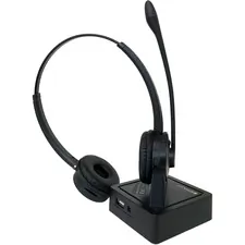 SPRACHT HS-2051 — THE ZUM DUAL-EAR BT HEADSET + BASE ALLOWS YOU TO MAKE CALLS WITH ANY BLUETOOTH D