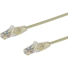 STARTECH N6PAT10GRS — SLIM CAT6 CABLE IS 36% THINNER THAN A STANDARD CAT 6 NETWORK CABLE - PATCH CABLE