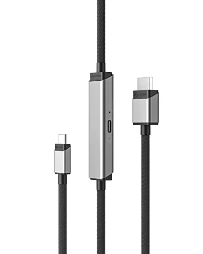 ALOGIC ULCHDPD01-SGR — ALOGIC ULTRA USB-C TO HDMI WITH 100W PD CABLE - MALE TO MALE - 1M
