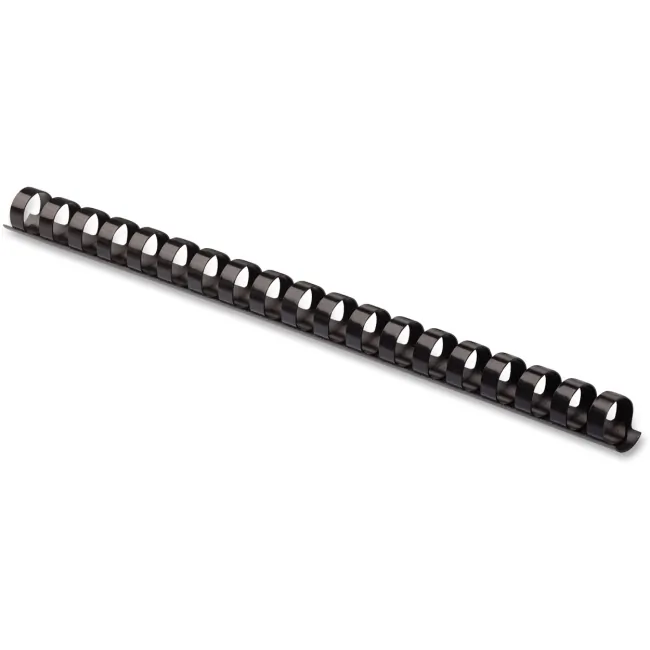 FELLOWES 52326 — BINDING COMBS PLASTIC - BLACK 1/2IN 100P