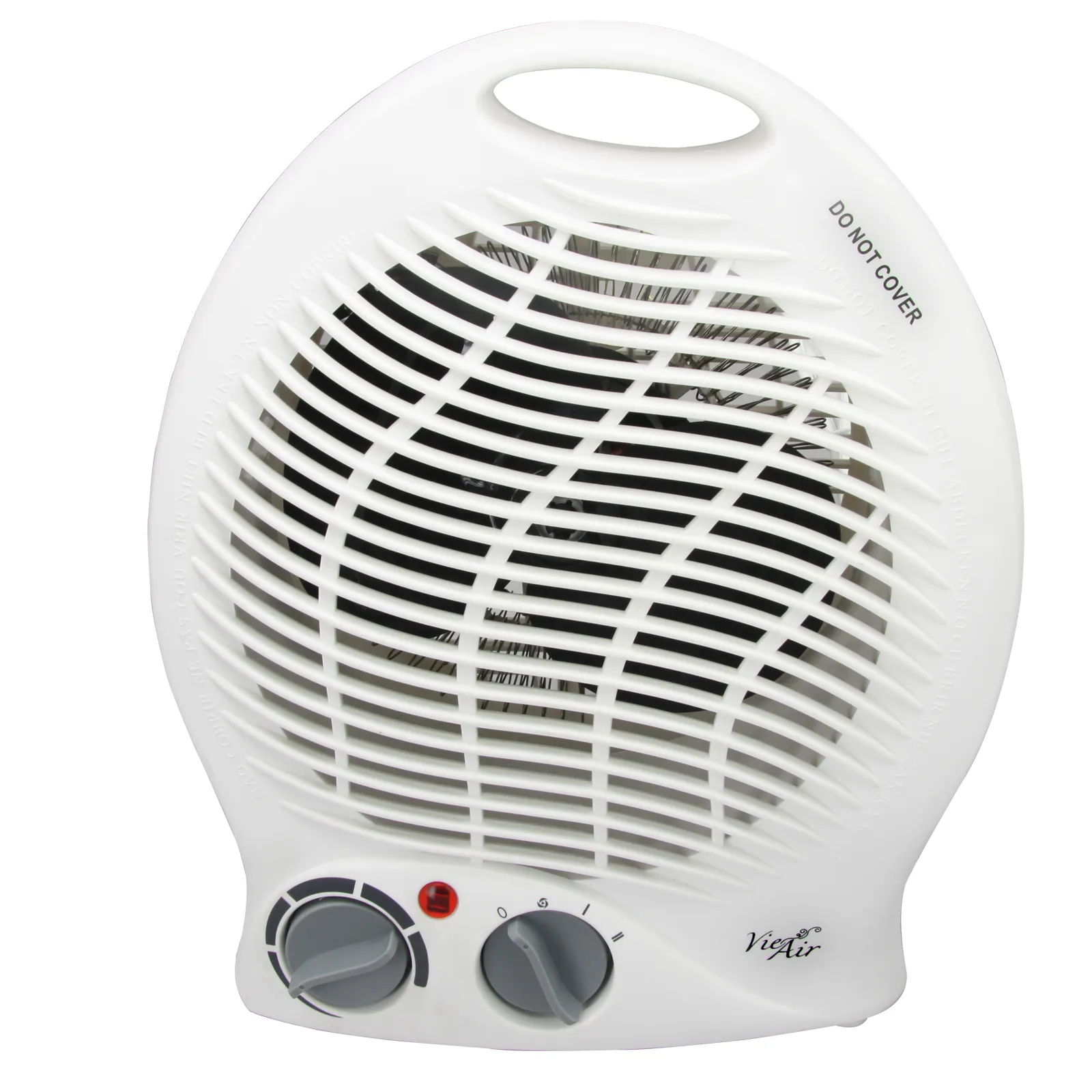 VIE AIR VA-301B — Vie Air 1500W Portable 2-Settings White Home Fan Heater with Adjustable Thermostat