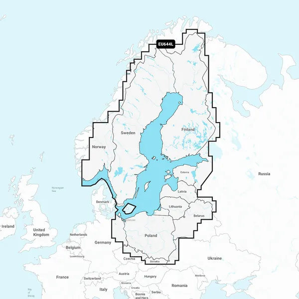 Garmin 010-C1273-20 - Garmin Navionics+ Baltic Sea Marine Chart - NSEU644L