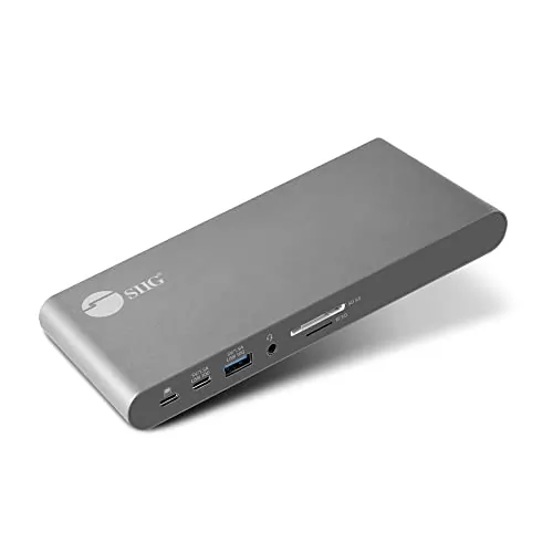 Siig JU-DK0N11-S1 — USB-C CONNECTIVITY DUAL MONITOR USB-C DOCKING STATION TRUE 4K PERFORMANCE DUAL H