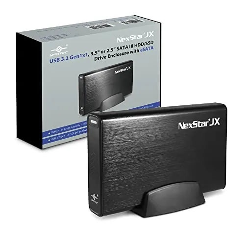 VANTEC NST-358SU3-BK — Vantec RD NST-358SU3-BK NexStar JX 3.5 2.5 USB3.2 SATA3 Enclosure w eSATA RTL