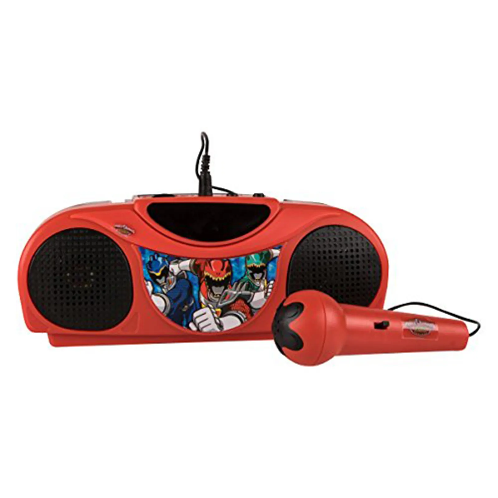 POWER RANGERS KO1-03032A-RED - Power Rangers Karaoke Kit with FM Radio and Microphone
