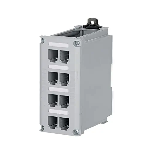Panduit CDPP8RG-S — INDNET 8-PORT DIN RAIL MNT SHIPK1MOQ10