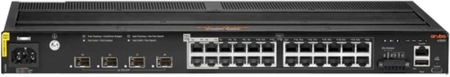 HPE JL818A#ABA — Aruba CX 4100i 24G POE Switch with 4 SFP+ Ports