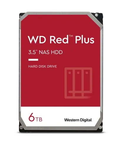 Western Digital WD60EFPX — WD RED PLUS NAS 6TB SATA 5400RPM 3.5IN