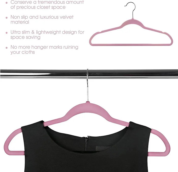 ELAMA-HANGER50PIECEPINK