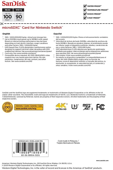 Western Digital-SDSQXAO-512G-ANCZN