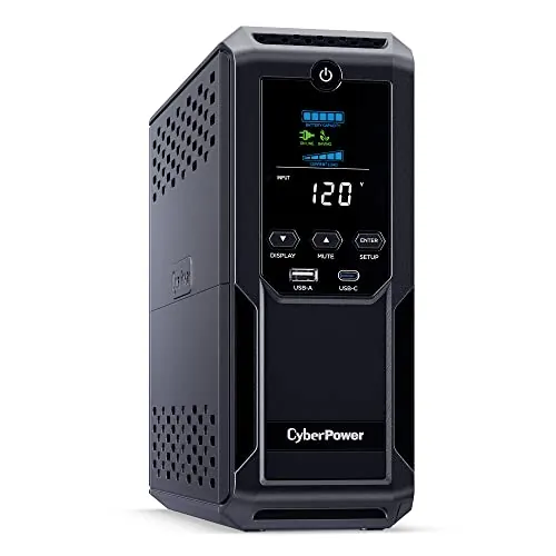 CyberPower CP1350AVRLCD3 — CP1350AVRLCD3 - UPS - MINI TOWER - LINE-INTERACTIVE - 120 VAC +/- 5% - 800WATT -